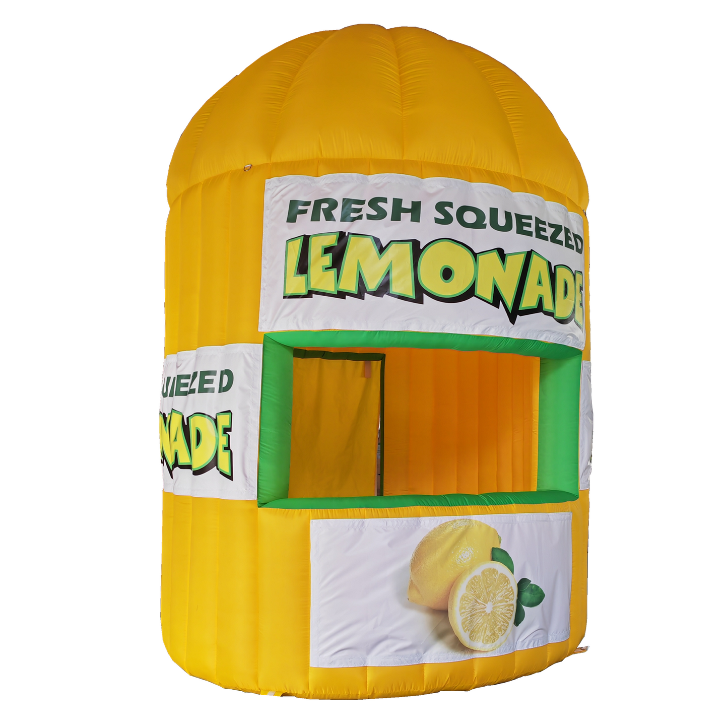 Inflatable Lemonade Booth – Portable Stand with Blower for Events & Advertising(3x3x4mH/10x10x13.12ft)