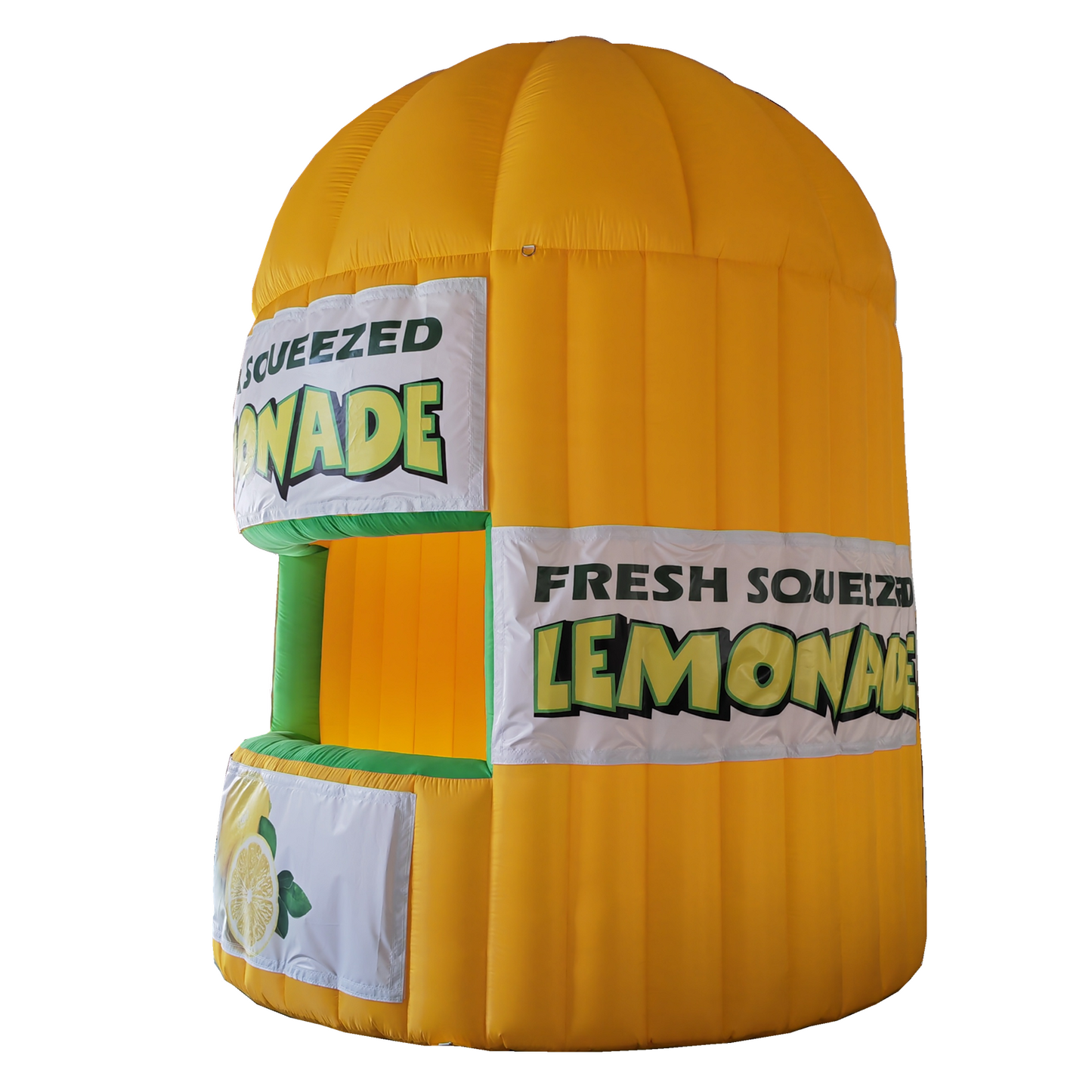 Inflatable Lemonade Booth – Portable Stand with Blower for Events & Advertising(3x3x4mH/10x10x13.12ft)