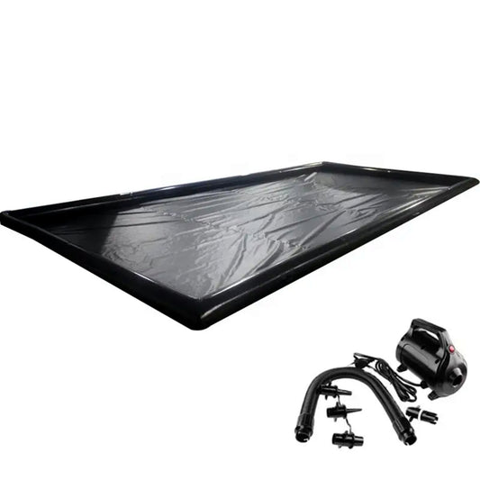 Portable Inflatable Car Wash Mat,Water Collection System for Garages & Auto Shops