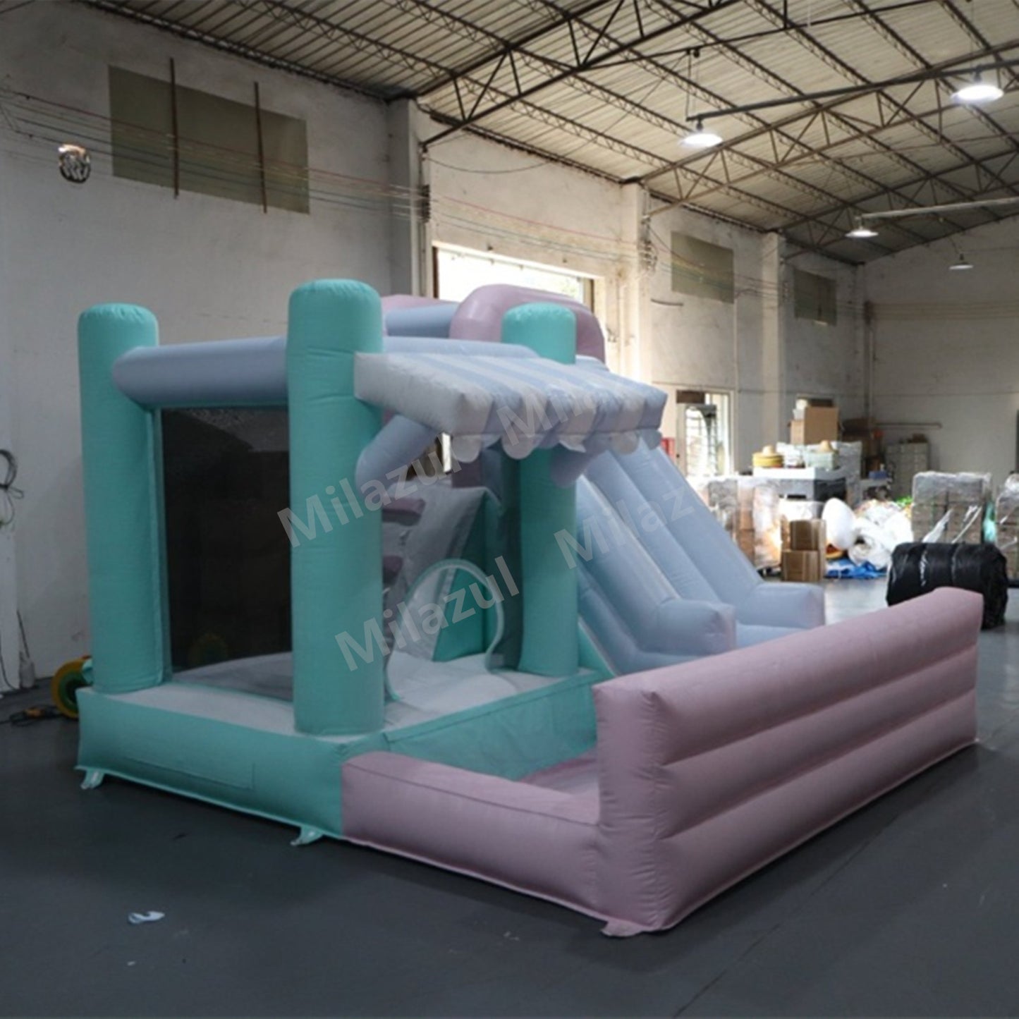 Premium Inflatable Bounce House with Slide Combo for Outdoor Party, Kids Entertainment, and Family Events