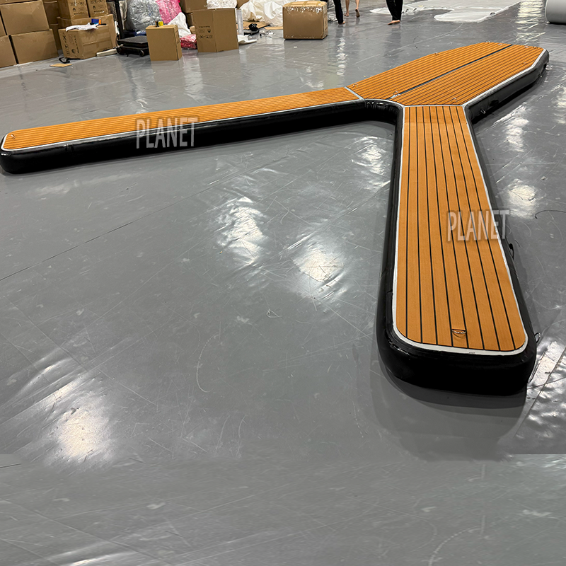 Floating Y Shape Inflatable Y Pontoon Platform Parking Dock for Jet Ski/Yacht/Boat