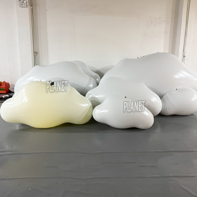 PVC inflatable cloud balloons - hanging decorations for parties, events and advertising