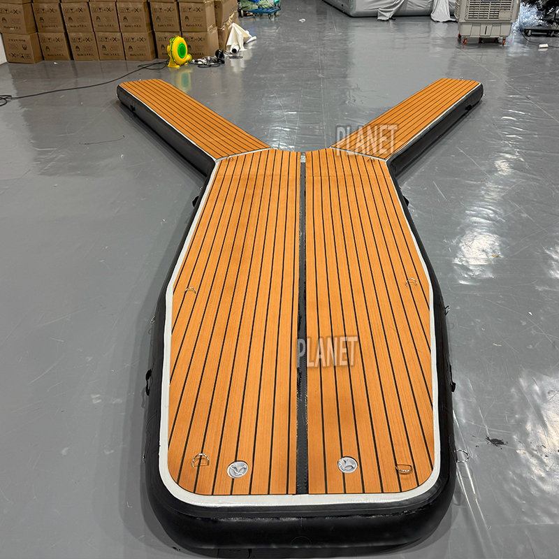 Floating Y Shape Inflatable Y Pontoon Platform Parking Dock for Jet Ski/Yacht/Boat