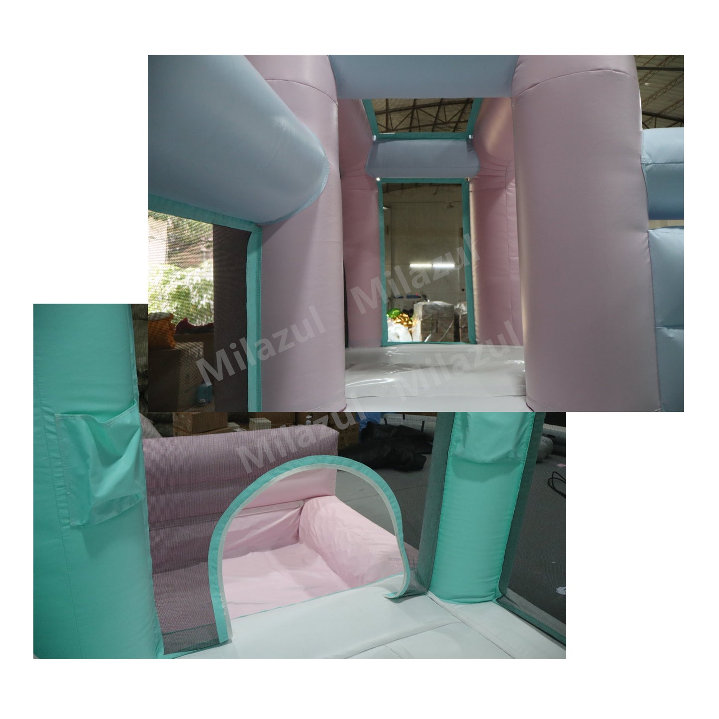 Premium Inflatable Bounce House with Slide Combo for Outdoor Party, Kids Entertainment, and Family Events