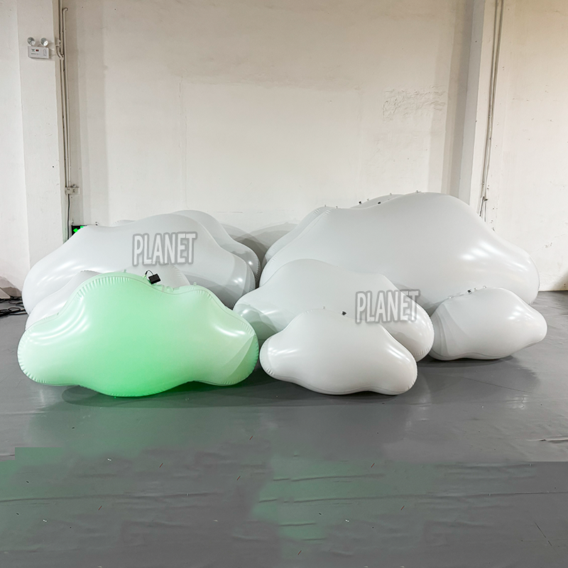 PVC inflatable cloud balloons - hanging decorations for parties, events and advertising