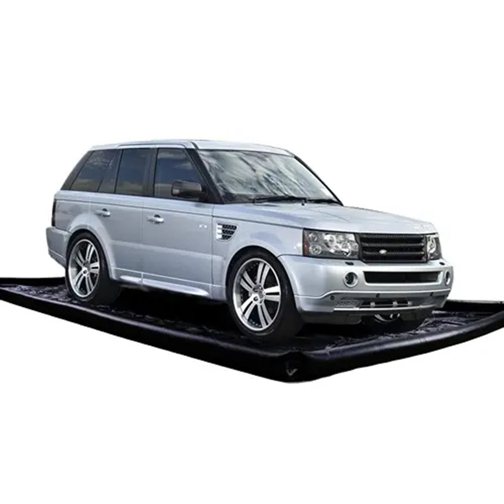 Portable Inflatable Car Wash Mat,Water Collection System for Garages & Auto Shops