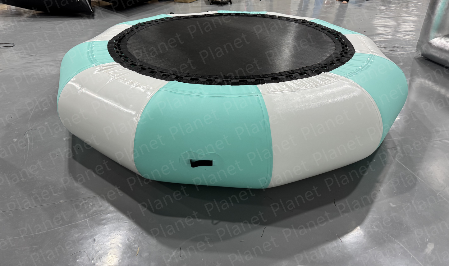 Portable Inflatable Water Trampoline with Air Pump for Outdoor Water Recreation Activities in Lakes, Swimming Pools