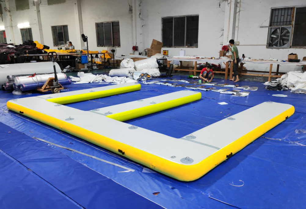 Inflatable Floating dock E Shape Inflatable Pontoon Platform Parking Dock for Jet Ski/Yacht/Boat