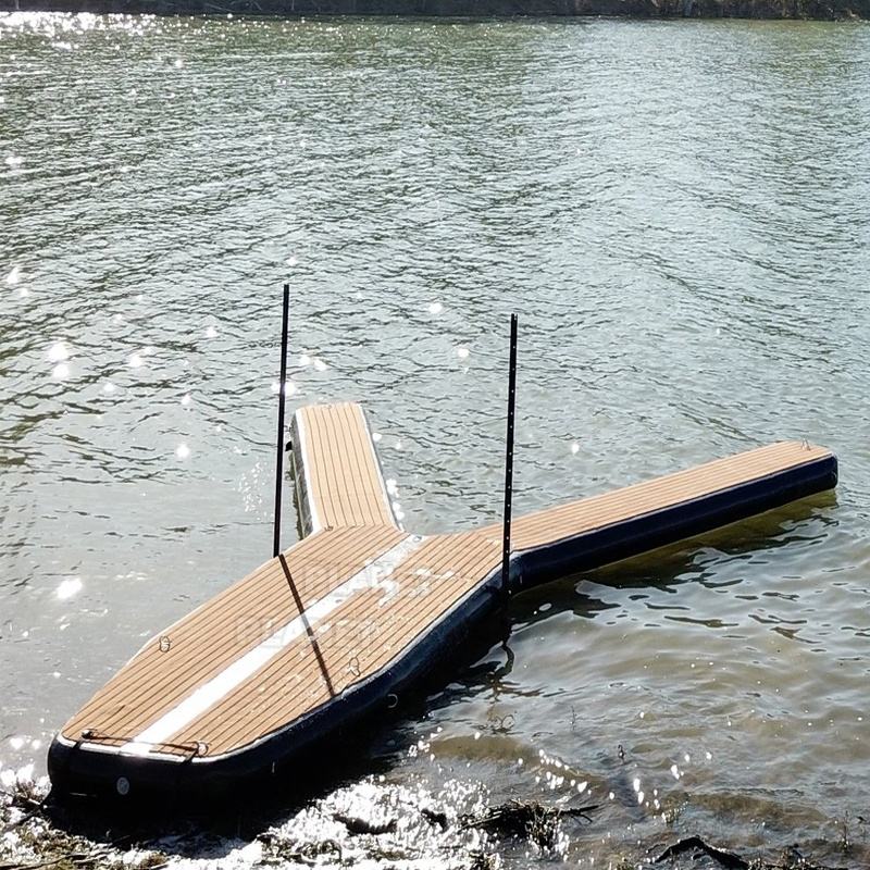 Floating Y Shape Inflatable Y Pontoon Platform Parking Dock for Jet Ski/Yacht/Boat