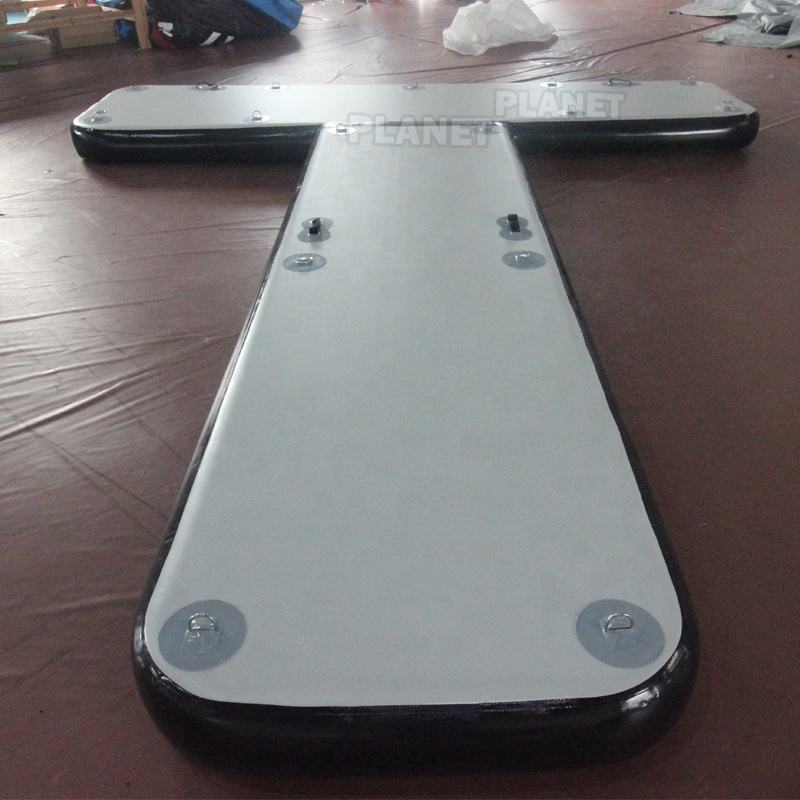 Floating Inflatable T Shape Pontoon Platform Parking Dock for Jet Ski/Yacht/Boat