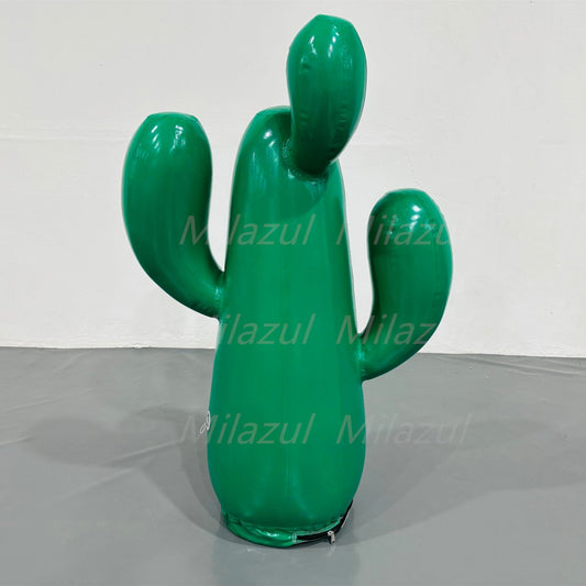 Portable Giant Inflatable Green Cactus Decoration, suitable for events, parties, festivals and stage displays（1.5mH-1pcs）