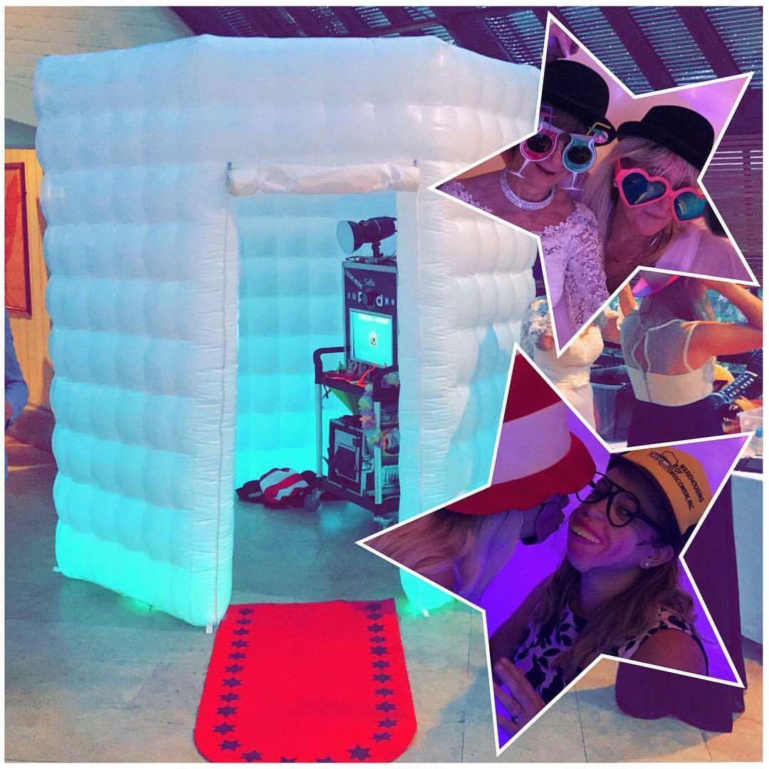 Inflatable Photo Booth with LED Light for Event Weddings Photo Booth w ...