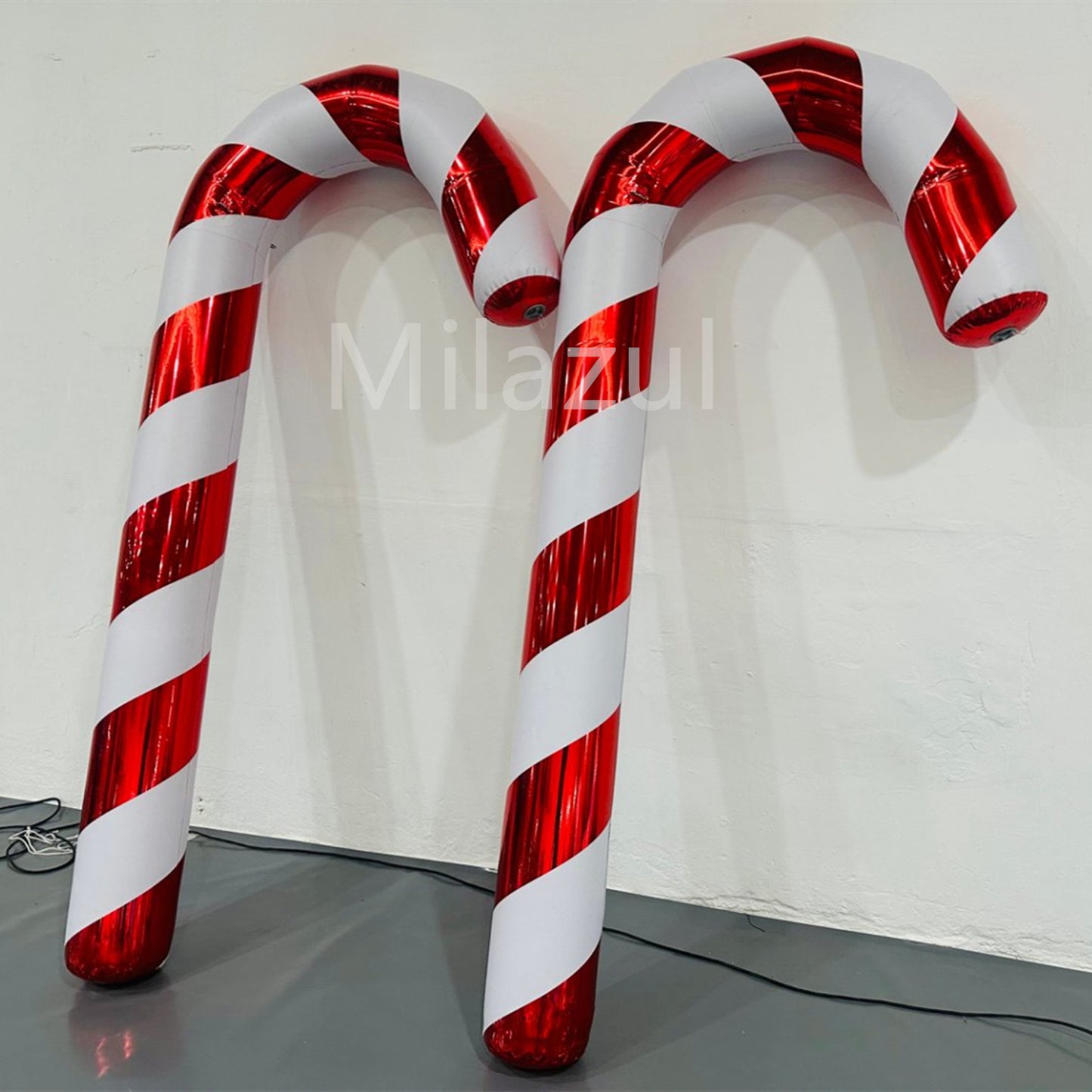 Durable Inflatable Candy Cane Outdoor Decor - Brighten Your Christmas Party-1PCS