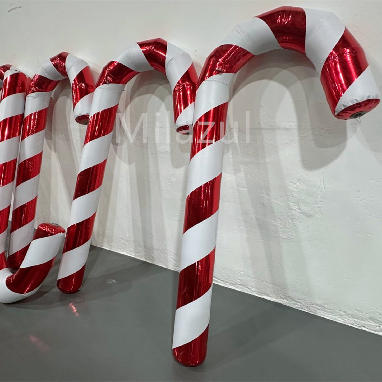 Durable Inflatable Candy Cane Outdoor Decor - Brighten Your Christmas Party-1PCS