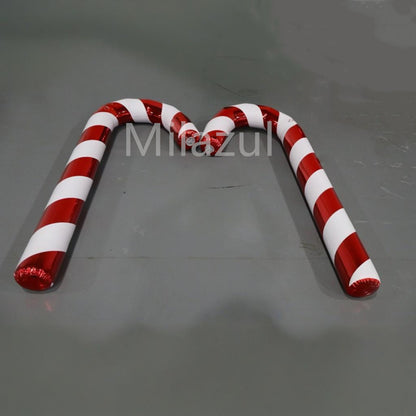 Durable Inflatable Candy Cane Outdoor Decor - Brighten Your Christmas Party-1PCS