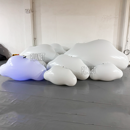 PVC inflatable cloud balloons - hanging decorations for parties, events and advertising