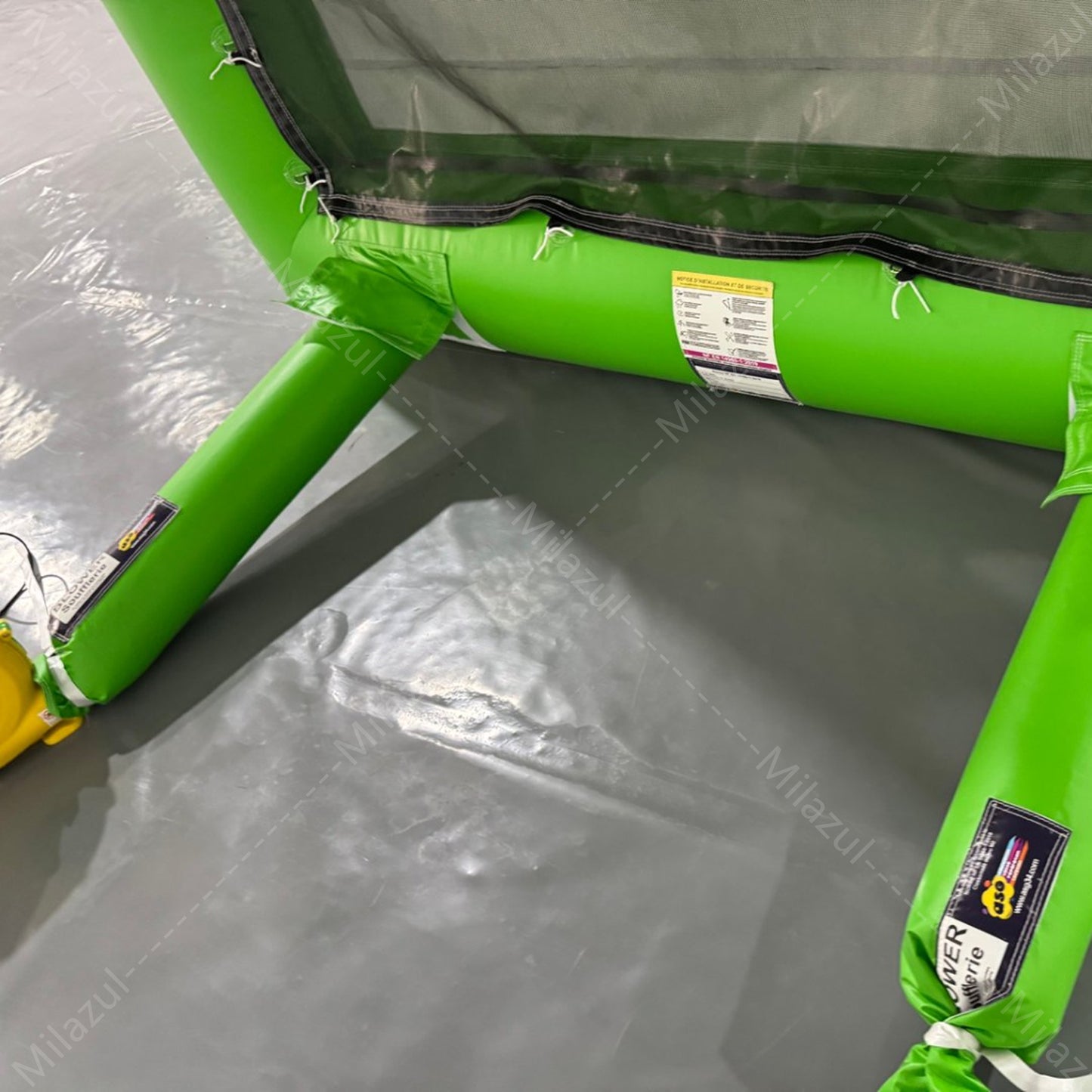 5x3x3m Inflatable soccer target goal kick shooting game inflatable football gate with blower, suitable for backyard, park, outdoor party and sports training