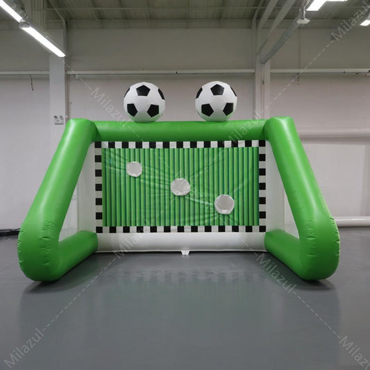 13.12x8.2ft Inflatable Soccer Goal with Blower – 3-Zone Training Target for Backyard, Parties & Outdoor Fun