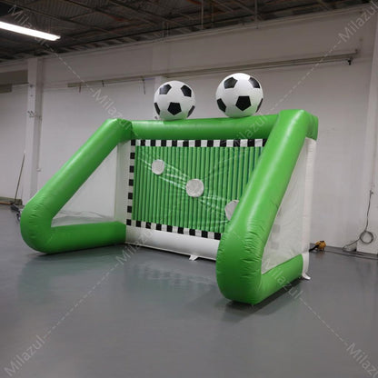 13.12x8.2ft Inflatable Soccer Goal with Blower – 3-Zone Training Target for Backyard, Parties & Outdoor Fun