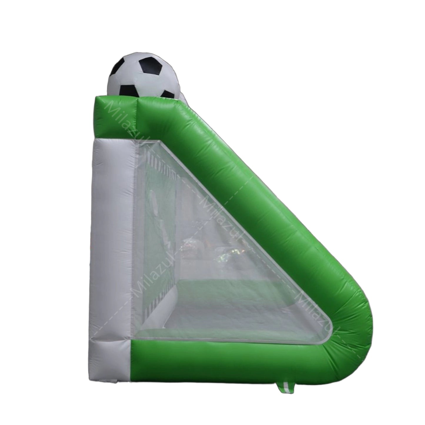 13.12x8.2ft Inflatable Soccer Goal with Blower – 3-Zone Training Target for Backyard, Parties & Outdoor Fun
