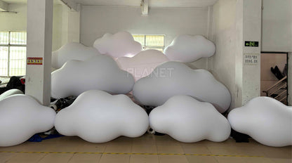 PVC inflatable cloud balloons - hanging decorations for parties, events and advertising