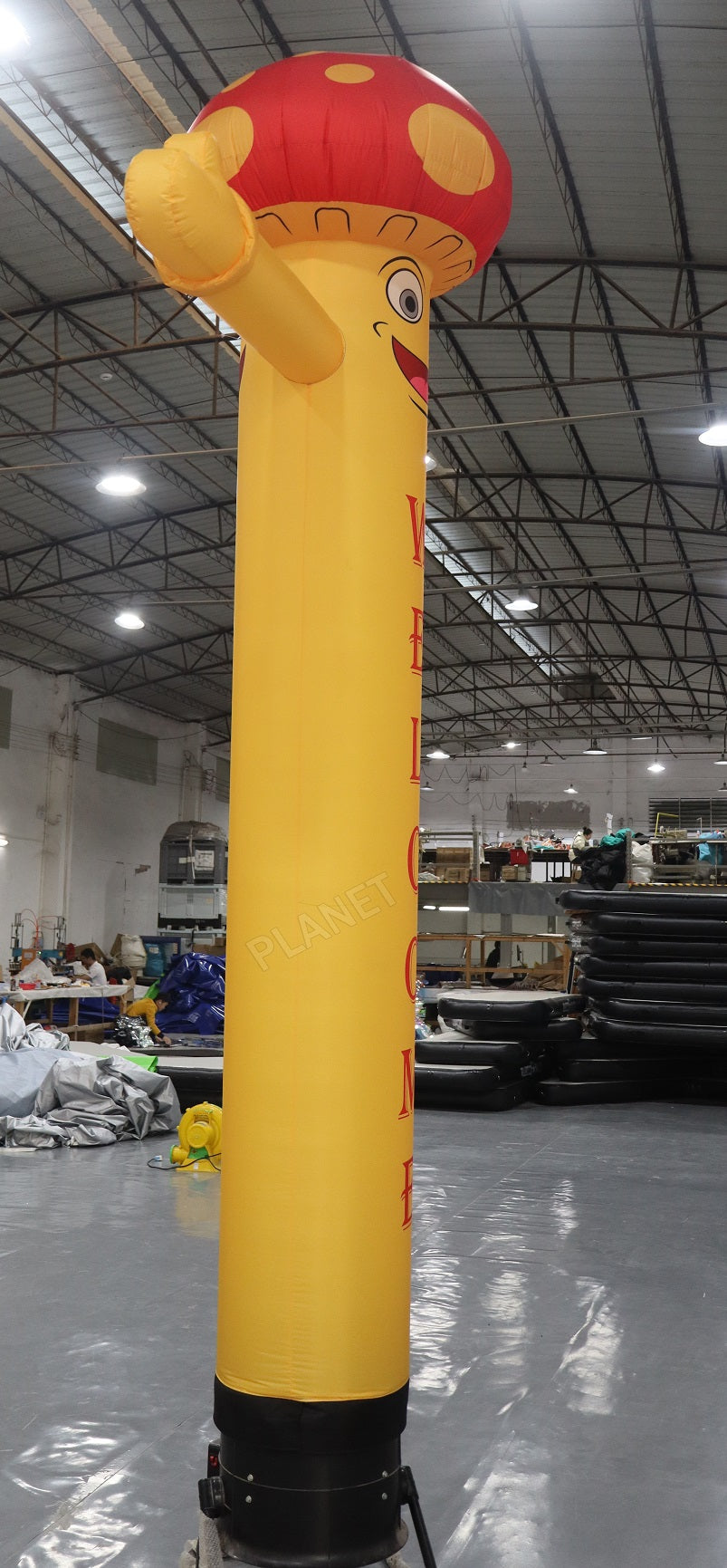 10ft Inflatable Air Dancer Tube Man – Mushroom Head Design with Blower | for Exhibitions, Parties, Malls, Advertising & Events