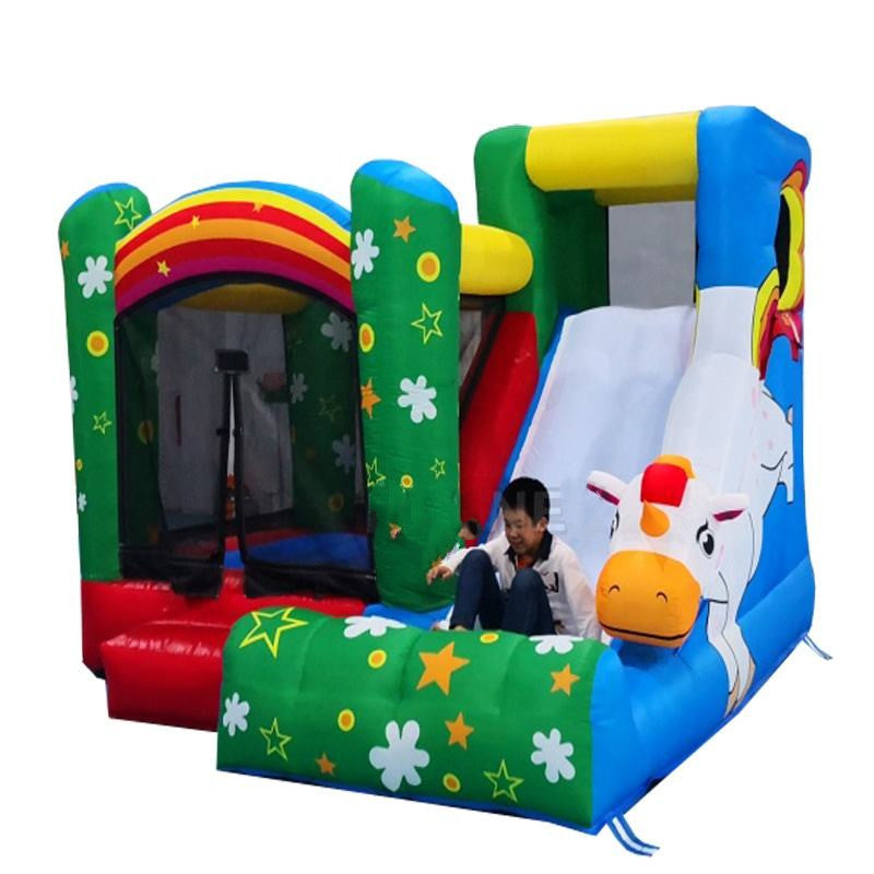 Home Used Mini Inflatable Kids Jumping Castle Inflatable Combo Bounce House With Slide 11.64*10.82*8.2ft （3.55*3.3*2.5M）