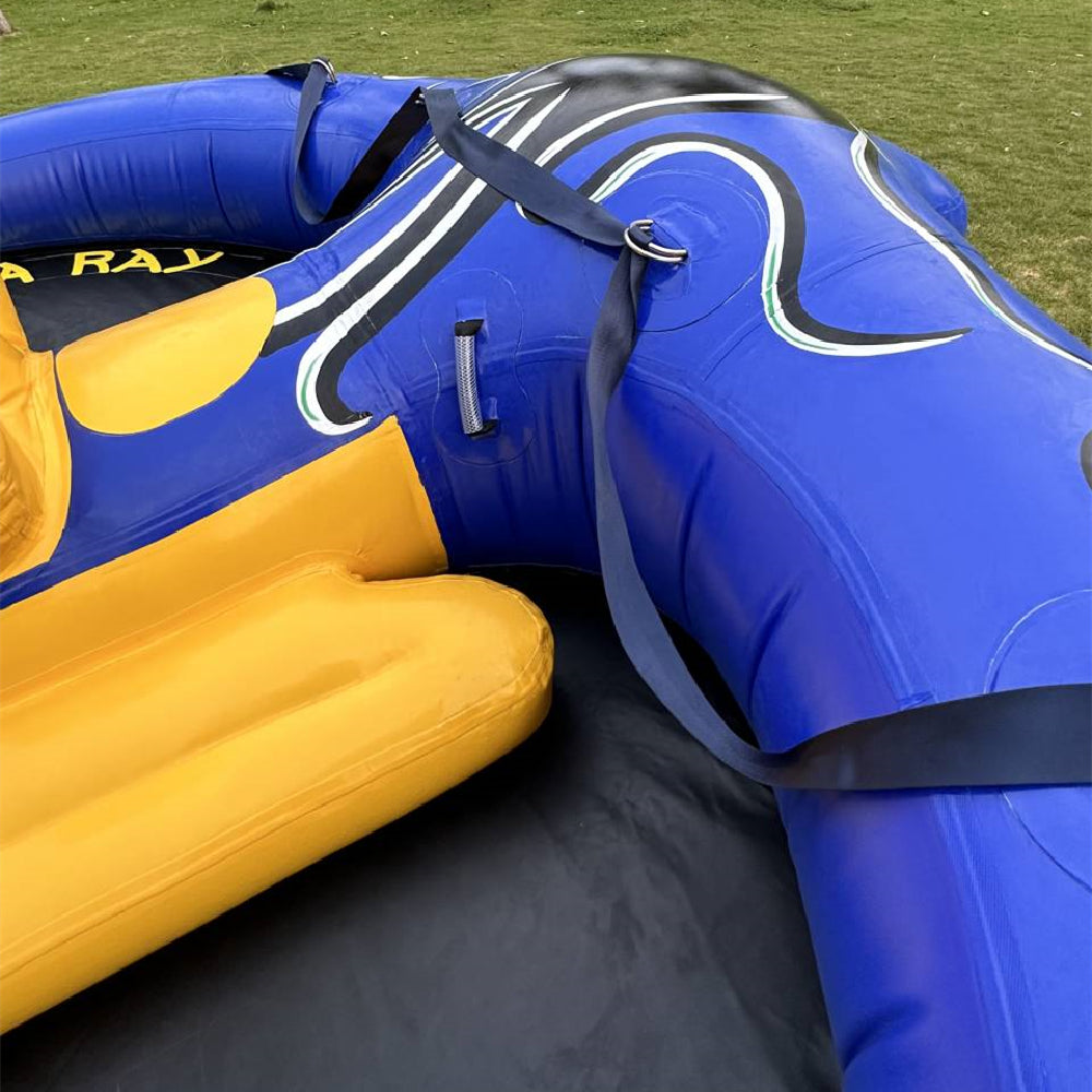 Towable Inflatable Flying Manta Ray Water Sports Tube with Air Pump – Perfect for Thrill-Seekers and Summer Fun
