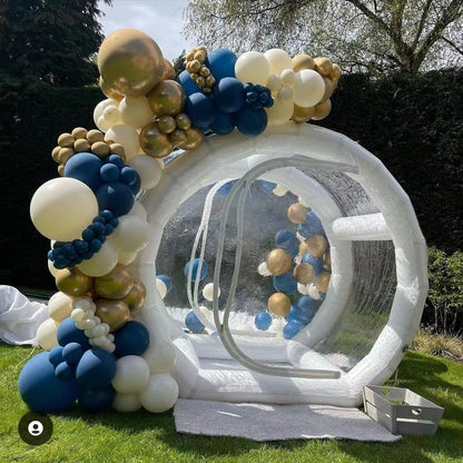 Transparent Inflatable balloon house Bubble Camping Tent with blower and air pump