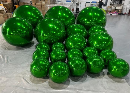 Giant inflatable Mirror ball set (9piece set)-PVC inflatable decorative mirror sphere for Party & Event