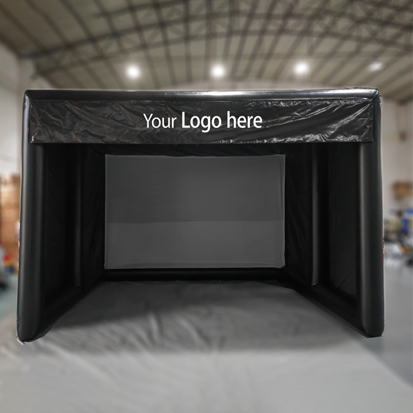 Inflatable Golf Simulator Training Cage Golf Simulator Enclosure Projector Shooting Tent with white Projection Screen