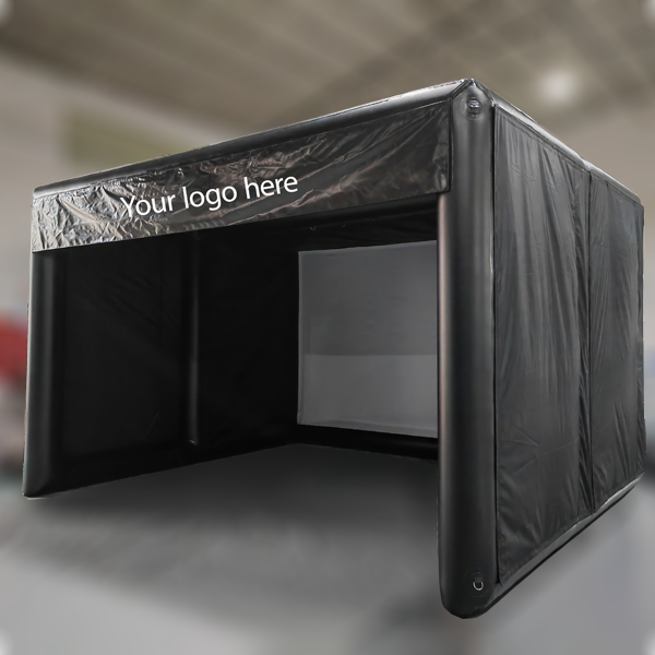Inflatable Golf Simulator Training Cage Golf Simulator Enclosure Projector Shooting Tent with white Projection Screen