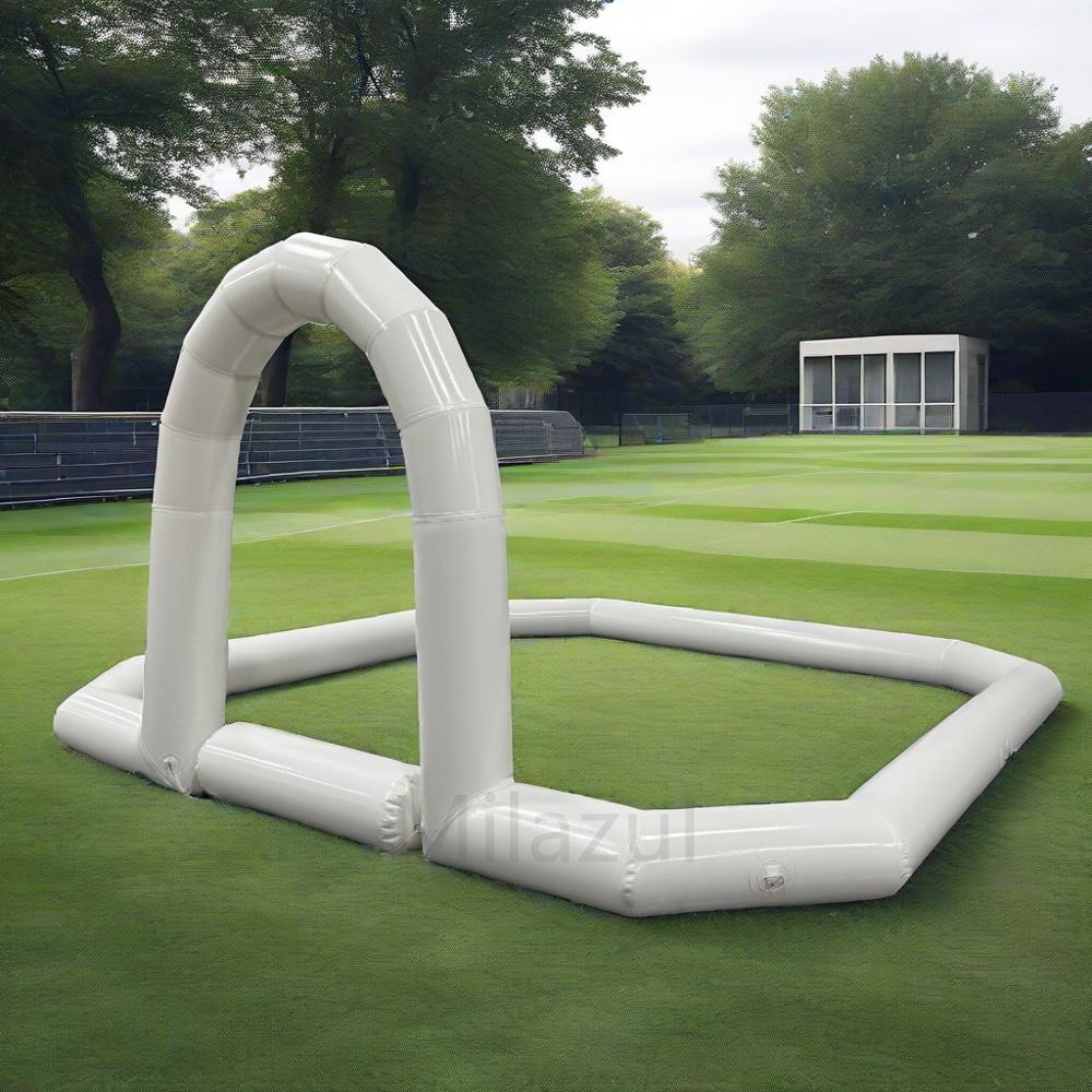 Portable Inflatable Bumper Car Racing Track with Arch - Kids Playground Equipment, Tube Only (Bottom Not Included)