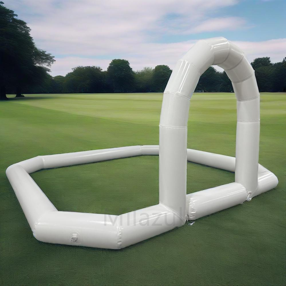 Portable Inflatable Bumper Car Racing Track with Arch - Kids Playground Equipment, Tube Only (Bottom Not Included)