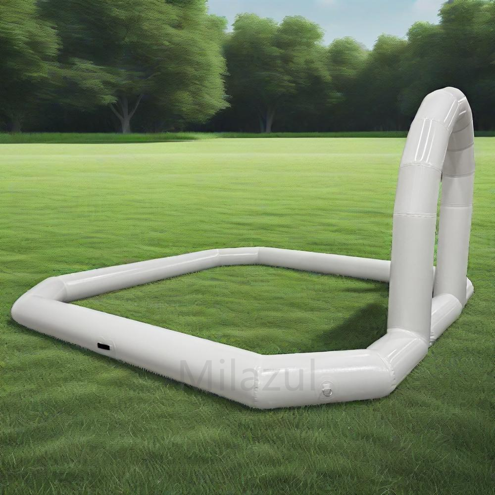 Portable Inflatable Bumper Car Racing Track with Arch - Kids Playground Equipment, Tube Only (Bottom Not Included)