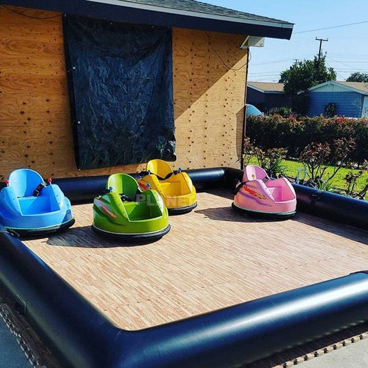 Outdoor Commercial Kids Bumper Car Field Protect Tube PVC Inflatable Car Racing Track Inflatable Arena for Bumper Cars