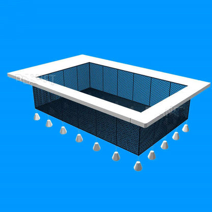 Inflatable Yacht Pool Portable Floating AntiJellyfish Ocean Sea Pool With Netting For Yacht Swimming